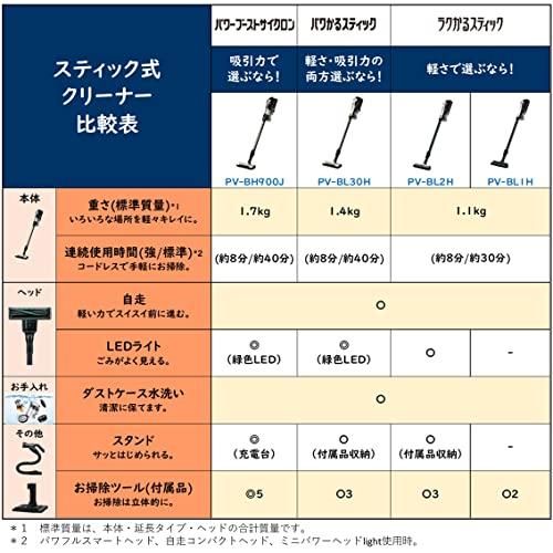 日立 掃除機 ラクかる コードレス スティッククリーナー PV-BL2H N シャンパンゴールド 日本製 軽量ボディ 自走式｜okaidoku-store22｜07