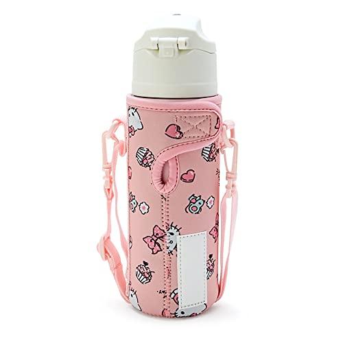 サンリオ 子供用 水筒 470ml 直飲み ワンタッチ ステンレス ボトル ハローキティ キティちゃん hello kitty 保冷専用 ショルダーヒ｜okaidoku-store22｜02