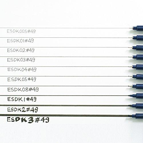 サクラクレパス 水性ペン ピグマ 10種セット 黒 ESDK-10#49｜okaidoku-store22｜02