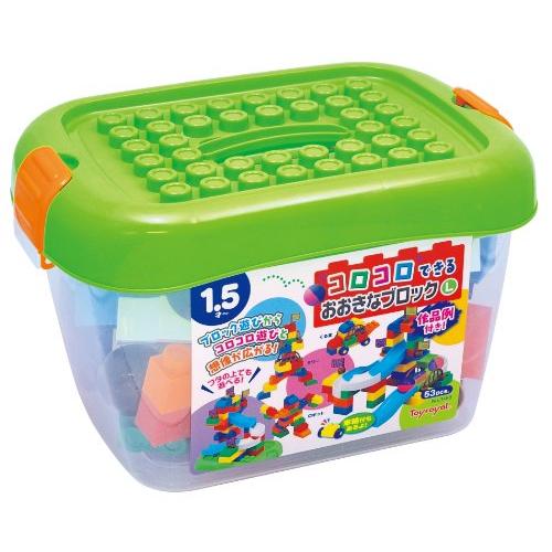 ローヤル コロコロできるおおきなブロックL ( ブロック遊び / コロコロ遊び ) 知育玩具 大きなパーツ ボールコースター おもちゃ ブロック 組み｜okaidoku-store22｜16
