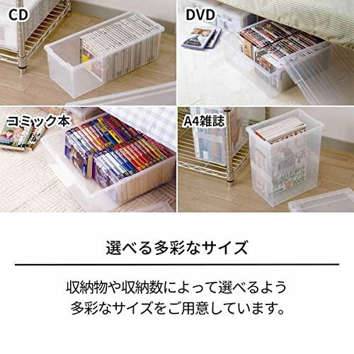 天馬 ディスク収納ボックス DＶDいれと庫 3個セット クリア 約21×17.5×45cm｜okaidoku-store22｜07