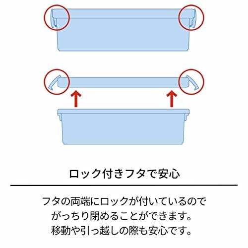 天馬(Tenma) 書籍収納ボックス クリア 文庫本サイズ 幅14.5×奥行45×高さ17cm 文庫本いれと庫 文庫本サイズ｜okaidoku-store22｜06