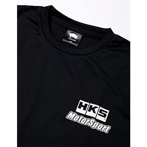 HKS モータースポーツ Tシャツ(L/黒) MOTOR SPORT T-SHIRT (L/BLACK) 51007-AK247｜okaidoku-store22｜03