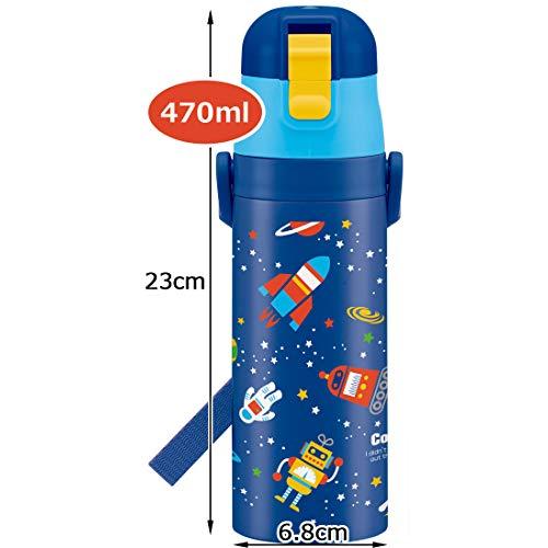 スケーター スポーツボトル 子供用 ステンレス 水筒 コミックスター 470ml SDC4｜okaidoku-store22｜10