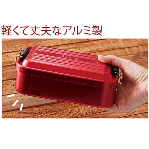 スケーター(Skater) アルミふわっとタイトランチボックス 弁当箱 600ml レッド 172×108×56mm ふわっと盛れる AFT6B｜okaidoku-store22｜06