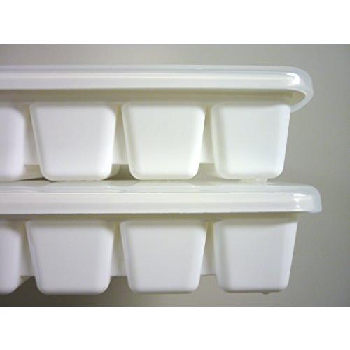 アスベル 製氷皿 スリム アイストレー 3段 スタッキング可 日本製 ホワイト｜okaidoku-store22｜04