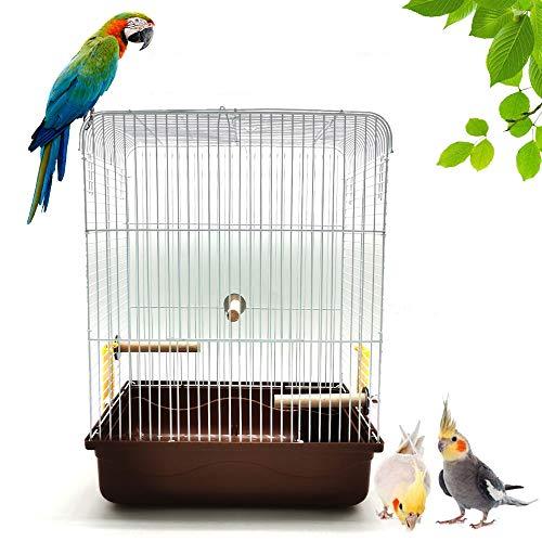 Gifty 鳥かご 止まり木 3本つき インコ 手のり バードゲージ 飛び散り