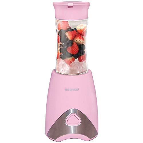 アイリスオーヤマ(IRIS OHYAMA) ミキサー ブレンダー ブレンダーボトル ジューサー 330ml ピンク PBB-330-P