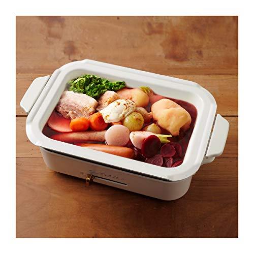 BRUNO コンパクトホットプレート用 セラミックコート鍋 BOE021-NABE