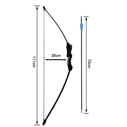 アーチェリー用具一式 FUNTRESS アーチェリーセット 初心者なリカーブボウ 子供向け