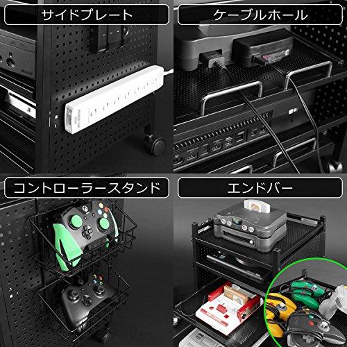Bauhutte(バウヒュッテ) ゲーム機収納ラック スライダー式 Bauhutte(バウヒュッテ) ゲーム機収納ラック スライダー式