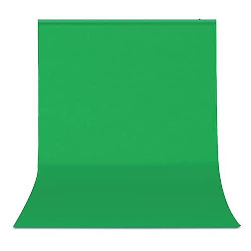 Hemmotop 背景布 緑 グリーンバック zoom用 1.5m x 2.0m クロマキー