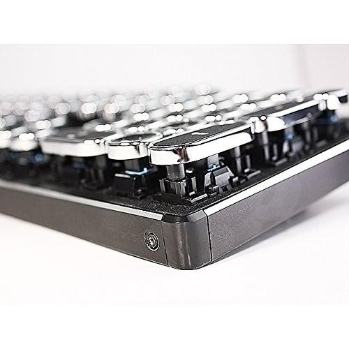 HKW タイプライター風メカニカルキーボード 青軸 104キー USB HKW タイプライター風メカニカルキーボード 青軸 104キー USB