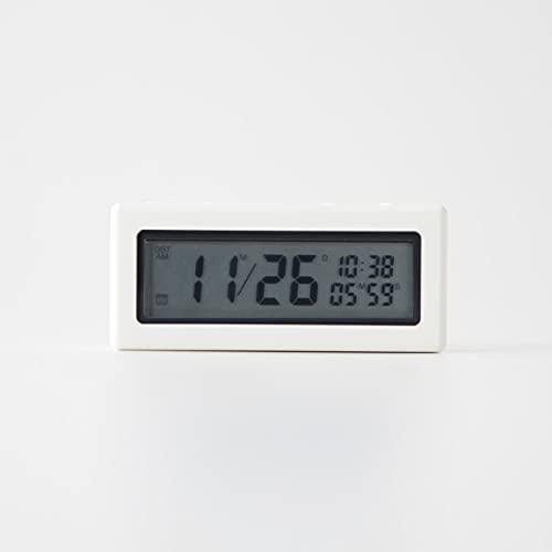 無印良品 デジタルタイマー時計 ホワイト/型番:DKC‐52 37494527
