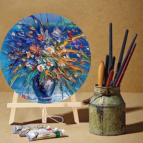 8枚セット キャンパス キャンバスボード 絵画 画材 直径20* ミニ