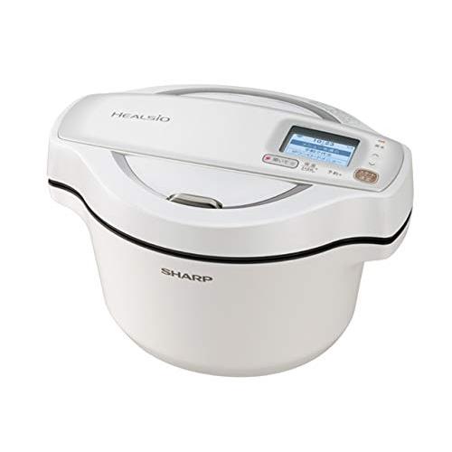 シャープ 水なし自動調理鍋 1.6L ホワイト系SHARP ヘルシオホット 