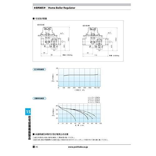 【在庫セール】ヨシタケ 水道用減圧弁 一般用 標準設定圧力80KPa ねじ込み接 ヨシタケ 水道用減圧弁 一般用 標準設定圧力80KPa ねじ込み接続 接続