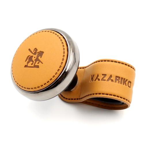 KAZARIKO ハンドル スピンナー ステアリング ノブ 革 レザー KAZARIKO ハンドル スピンナー ステアリング ノブ 革 レザー
