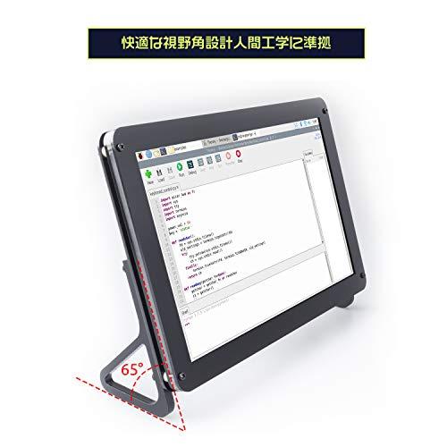 SunFounder Raspberry Pi 4B用のモニター,10.1インチIPS HDMI