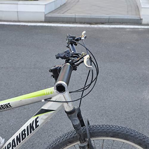 UPANBIKE 自転車ハンドルバー、31.8mm 620mストレートバー、ライザー