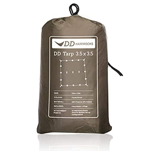DD Tarp /DDタープ3.5 x 3.5 コヨーテブラウン【未使用】 DD Hammocks Tarp タープ 3.5 x (コヨーテブラウン) [並行輸入品