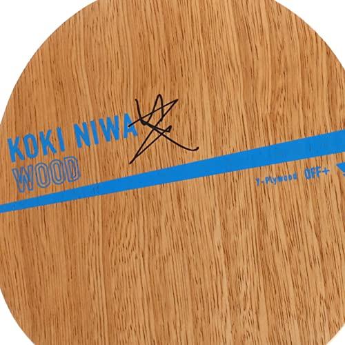 ヴィクタス(VICTAS) 卓球 ラケット Koki Niwa Wood シェークハンド 攻撃用 7枚合板 単品/ラバーセット
