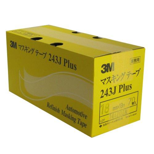 3M No.243J PLUS マスキングテープ 18mm*18M 70巻入 : お買い得ネット