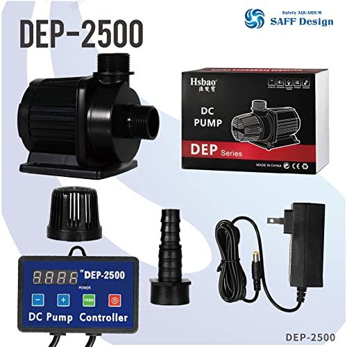 HSBAO DEP-2500 吐出量2500L/H (毎分41L) 揚程2.5m DCポンプ 水中