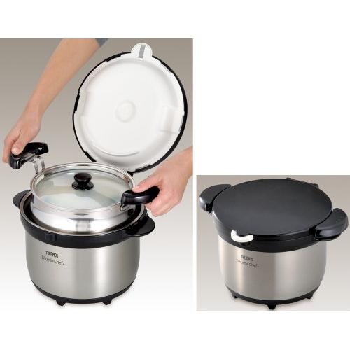 サーモス 真空保温調理器 シャトルシェフ 3.0L (3*5人用) クリア