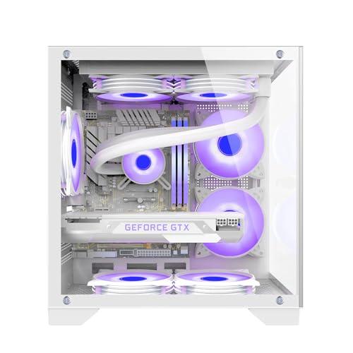 pcケース ミドルタワー 強化ガラスモデル micro-atx ホワイト pcケース ミドルタワー 強化ガラスモデル micro-atx ホワイト