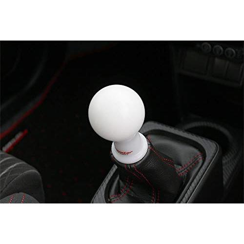 MONSTER SPORT シフトノブ Aタイプ (球型)/白 差込タイプ アルト