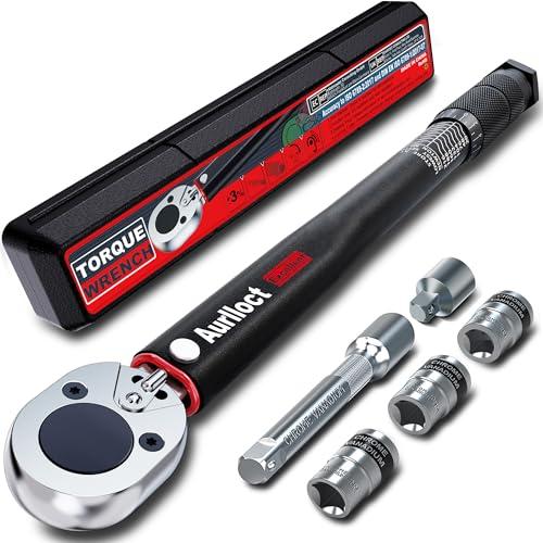 Aurlloct トルクレンチ 車 タイヤ交換 差込角 12.7 mm(1/2インチ) 20 