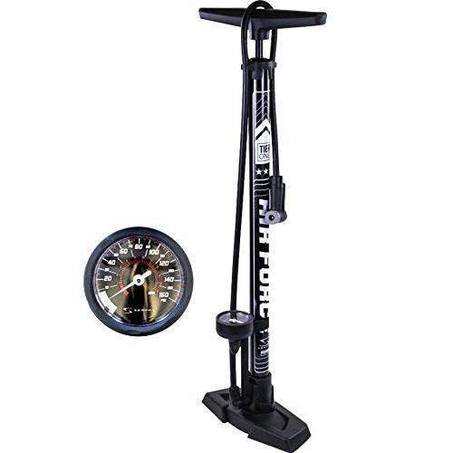 SERFAS(サーファス) 自転車 高圧空気入れ フロアポンプ エアゲージ付