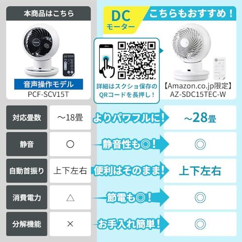 アイリスオーヤマ サーキュレーターアイ 18畳 上下左右首振り 音声操作
