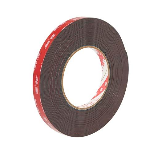 3M VHB テープ 粗面 5952, ブラック, 幅12 mm x 長さ10 m, 厚み 3M VHB テープ 粗面 5952, ブラック, 幅12 mm x 長さ10 m, 厚み