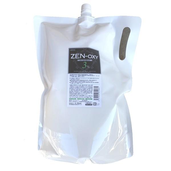 8個セット【送料無料】ZEN オキシ 6％ 3％ 2500ml カラー剤 2液
