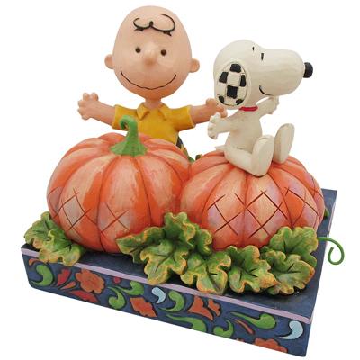 Pumpkin フィギュア Shore Jim Peanuts Treats スヌーピーグッズ インテリア ハロウィン スヌーピーフィギュア 置物 その他 超歓迎された Themtransit Com