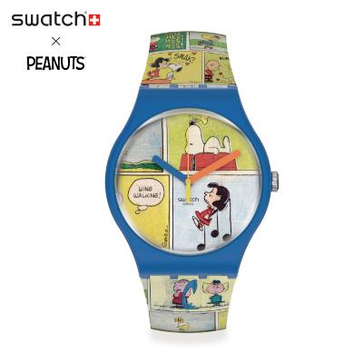 swatch × PEANUTS SMAK! ルーシースウォッチ 腕時計 スオッチ時計 スオッチ腕時計 スヌーピー腕時計 おしゃれ スヌーピーグッズ｜okaimono-snoopy