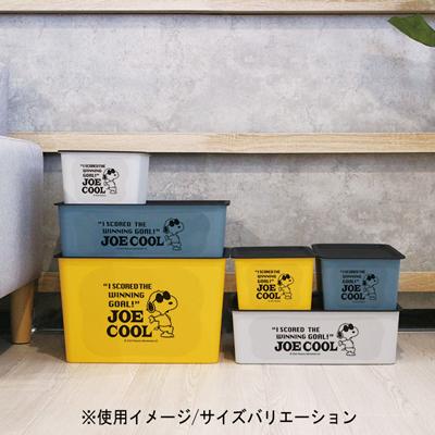 スヌーピー コレクトBOX (JOE COOL)　M 収納ボックス フタ付き 蓋付き 収納ケース 中身が見えない スタッキング 収納 スヌーピーグッズ｜okaimono-snoopy｜07