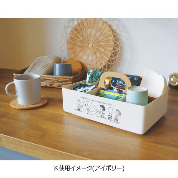 SNOOPY（スヌーピー） モッテケース 収納ケース プラスチック 小物入れ