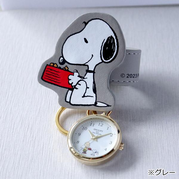 スヌーピー 巻きつきキーチェーンウォッチ SNOOPY 時計 スヌーピー時計 キーチェーンウォッチ キーホルダー 日本製 かわいい おしゃれ キャラクター｜okaimono-snoopy｜05