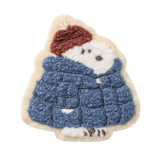 【スヌーピー サガラステッカー (ぬくぬくほっこりウィンター)