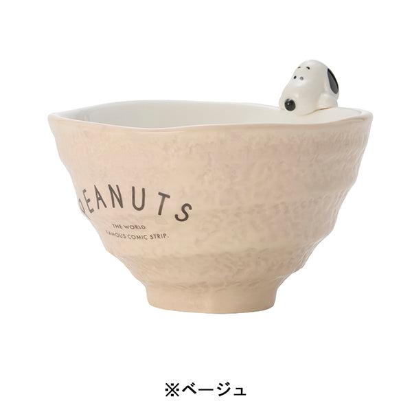 SNOOPY（スヌーピー） フィギュア付き茶碗 キッチン雑貨 スヌーピー