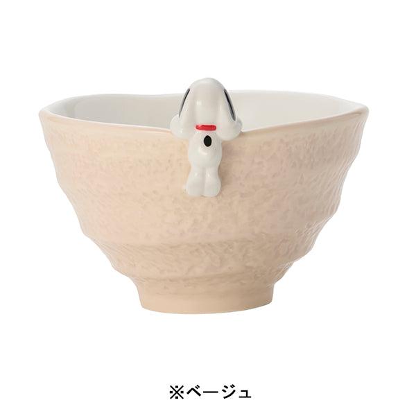 SNOOPY（スヌーピー） フィギュア付き茶碗 キッチン雑貨 スヌーピー