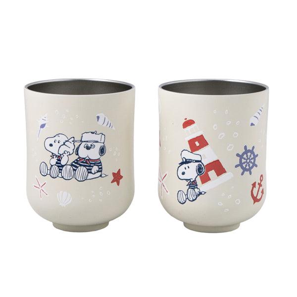 SNOOPY（スヌーピー） ステンレス湯呑み (ノーティカルスタイル