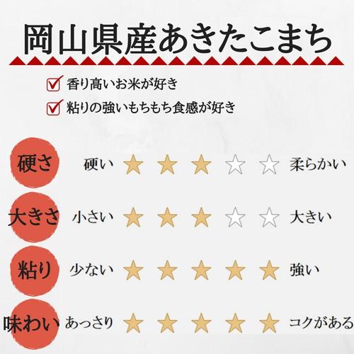 5年産 お米 10kg あきたこまち 岡山県産 (5kg×2袋) 米 送料無料｜okaman｜03