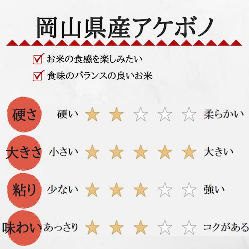 無洗米 令和7年産 アケボノ 5kg (5kg×1袋) 岡山県産 米 お米 送料無料 | 岡萬 | 02