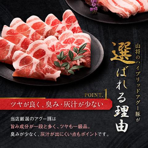 アグー豚 しゃぶしゃぶ 沖縄 あぐー豚 豚肉 豚しゃぶ　モモ 500g入 個包装 | あぐ〜豚 | 03