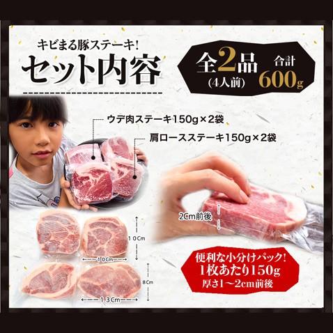 厚切り ステーキ 赤身 肉 赤身肉 豚肉 国産 600g 292 沖縄厳選グルメ専門店 山将 通販 Yahoo ショッピング