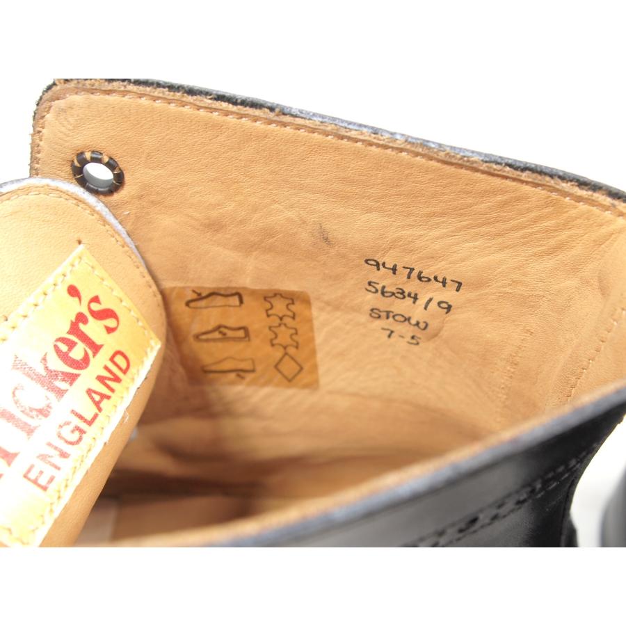 2083　新品未使用　トリッカーズ　カントリーブーツ　ブラック　サイズ　７　STOW　付属品完 | Tricker's | 11